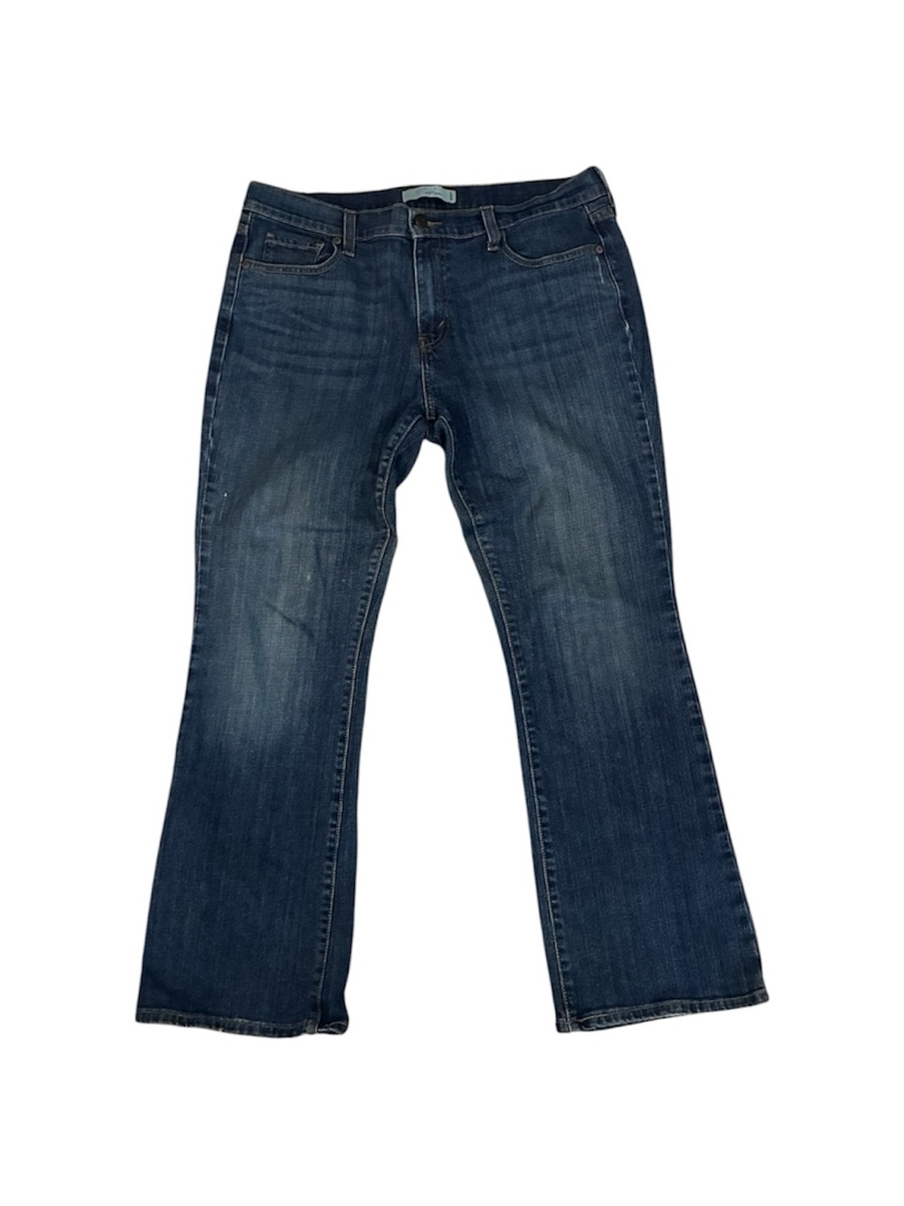 Levi’s 515 Boot Cut Jeans Mid Rise Stretch Medium Wash Blue 14 Short